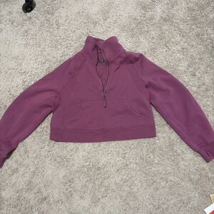 Women's Lululemon Funnel High-Neck Scuba Half Zip Hoodie M/L